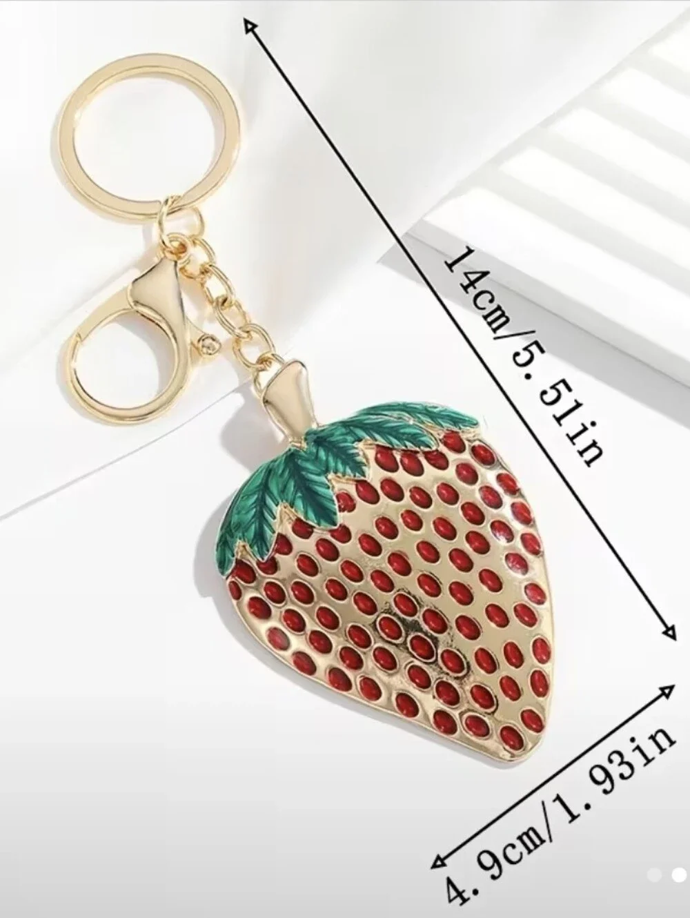 Strawberry 🍓 Bag Charm/ Keychain NEW